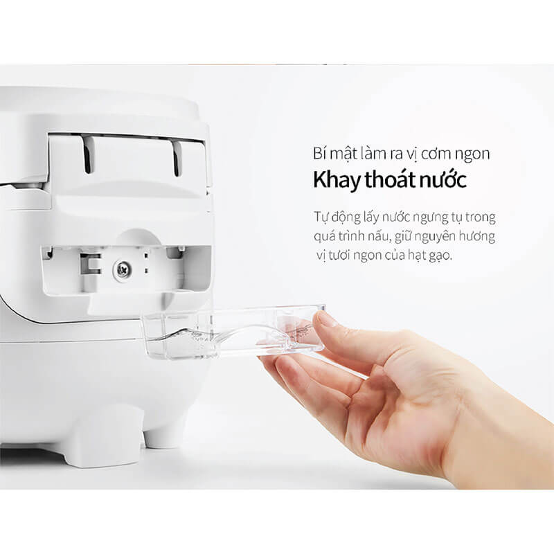 Khay thoát nước thông minh – giữ bếp sạch, cơm ngon hơn