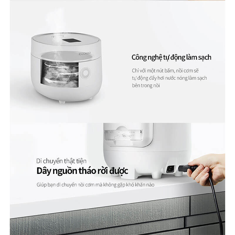 Công nghệ tự động làm sạch – giữ nồi luôn sạch sẽ, bền lâu