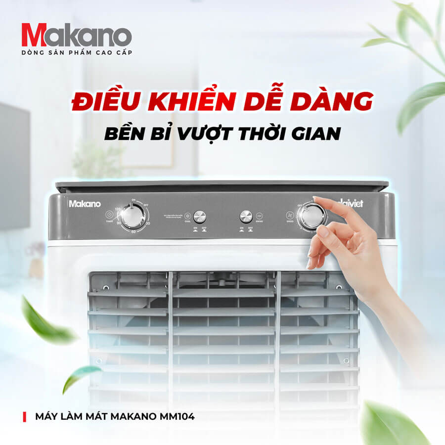 Bảng điều khiển núm vặn cơ, dễ dàng sử dụng