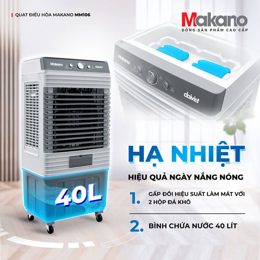 Hạ nhiệt an toàn bằng hơi nước tự nhiên – dịu nhẹ cho làn da