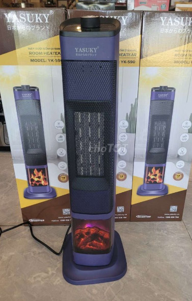 Máy sưởi gốm Yasuky YK-590 - ảnh thực tế