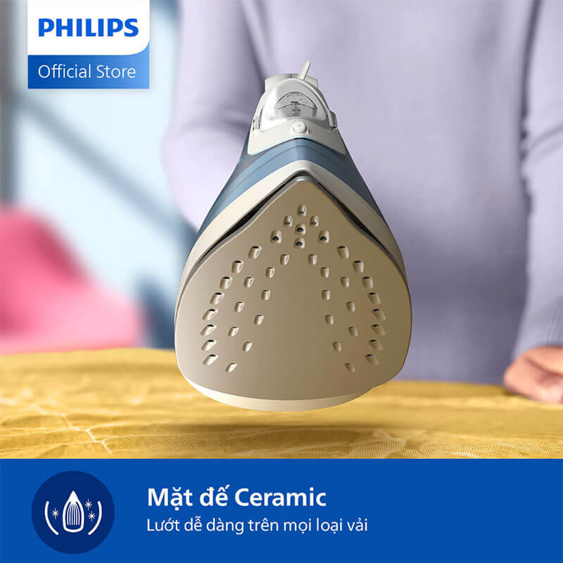 Mặt đế Ceramic chống dính – Trượt êm, hạn chế bám vải