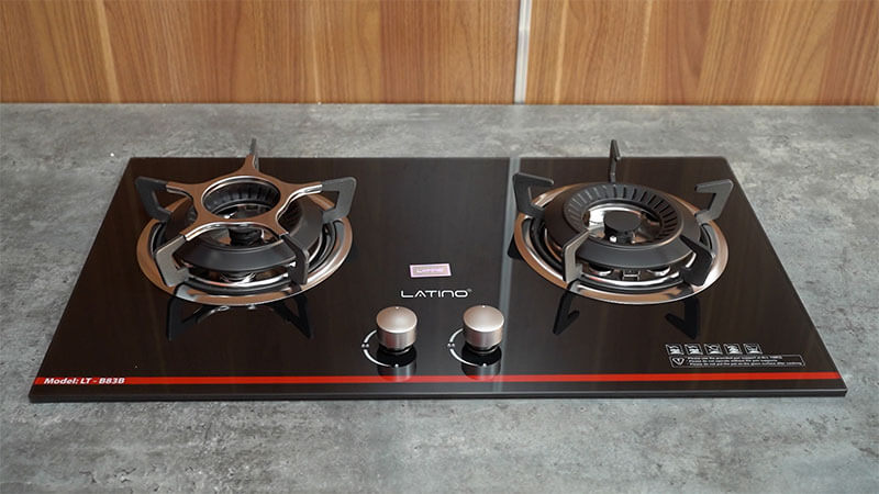 Bếp gas âm Latino LT-B83B - ảnh thực tế
