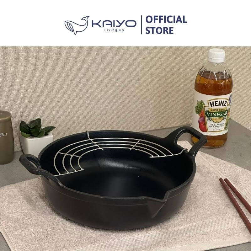 Lớp men gốm nhám bền bỉ – Chống xước, chịu nhiệt cao