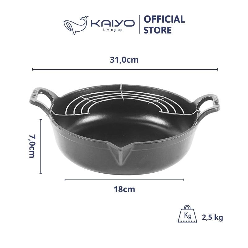 Thông Số Kỹ Thuật Chi Tiết Chảo Gang Oceno FR24D