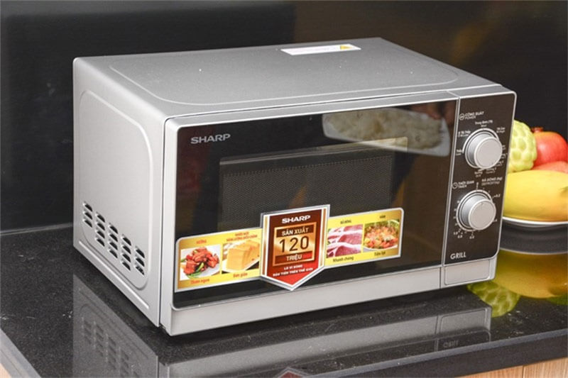 Lò vi sóng cơ Sharp R-G222VN-S 20 lít – ảnh thực tế