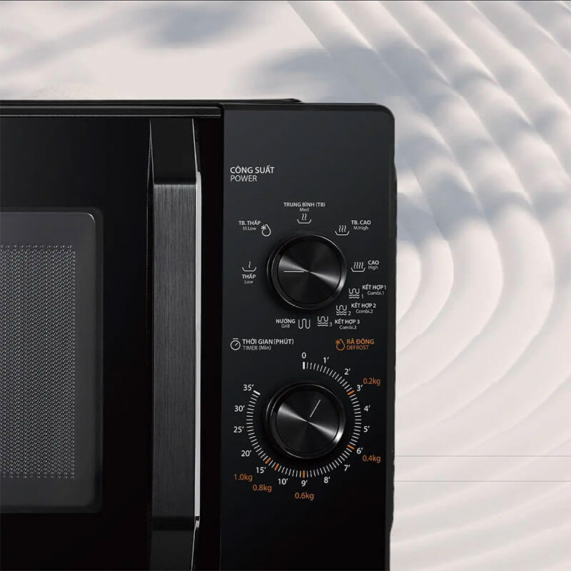 Bảng điều khiển nút xoay – dễ dàng sử dụng