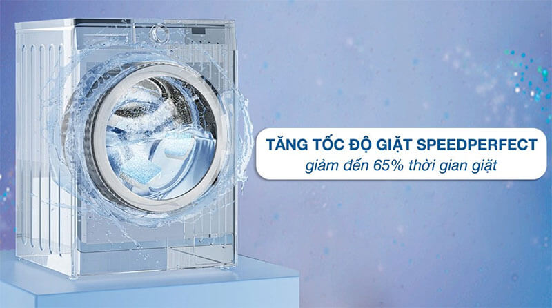 Công nghệ SpeedPerfect – Rút ngắn đến 65% thời gian giặt