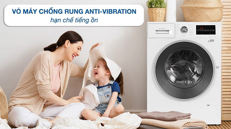 Vỏ máy Anti-Vibration – Giảm rung lắc và hạn chế tiếng ồn