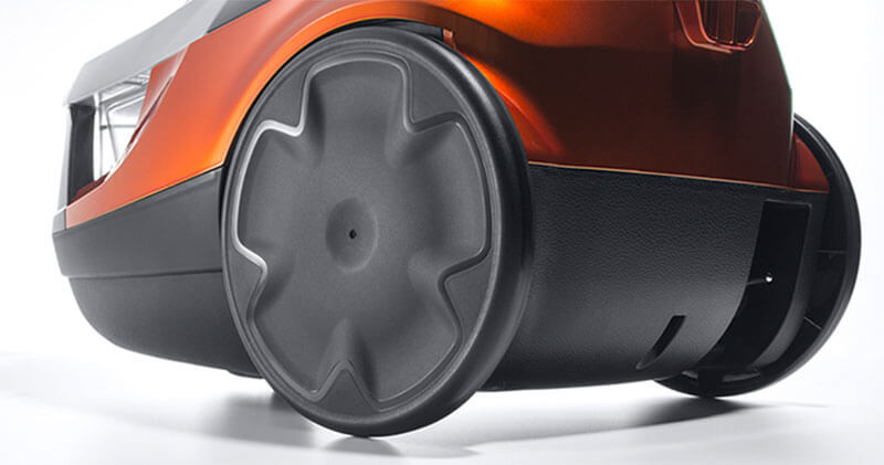 Bánh xe lớn 160mm  di chuyển nhẹ nhàng và êm ái