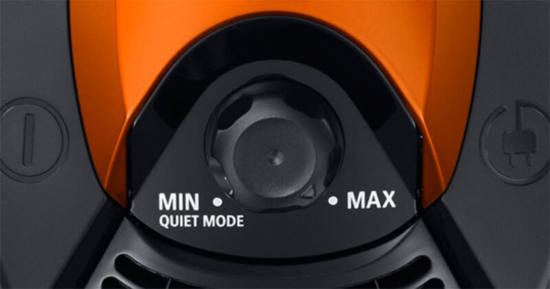 Núm điều chỉnh công suất hút