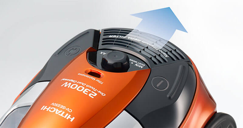 Công suất 2200W mạnh mẽ – Làm sạch nhanh và hiệu quả