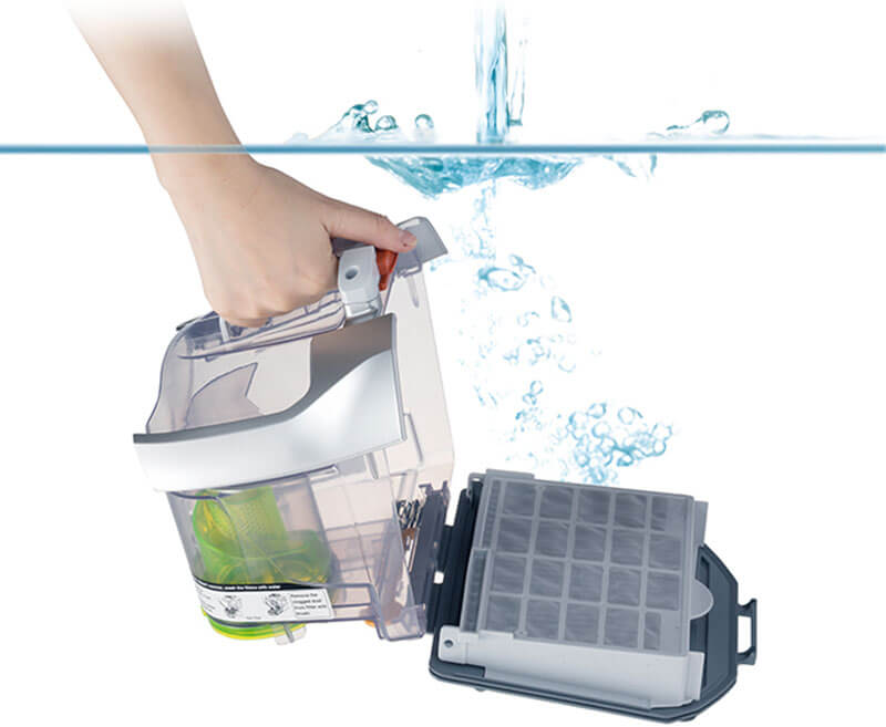 Hộp chứa bụi dung tích 2L – dễ dàng vệ sinh