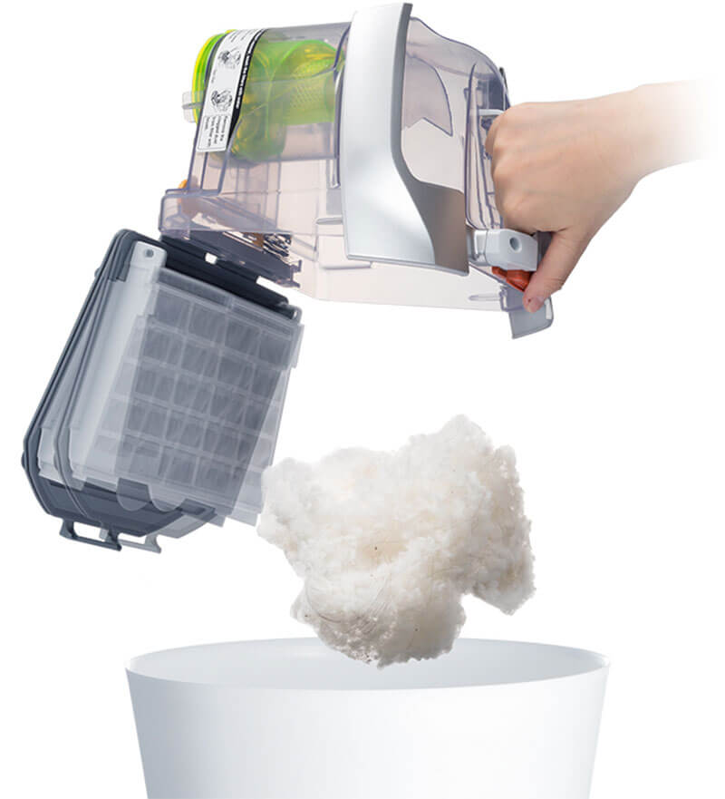 Hộp chứa bụi dung tích 2L – Sử dụng lâu, ít phải đổ bụi