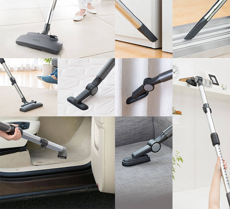 Bộ 4 đầu hút linh hoạt – Làm sạch mọi khu vực