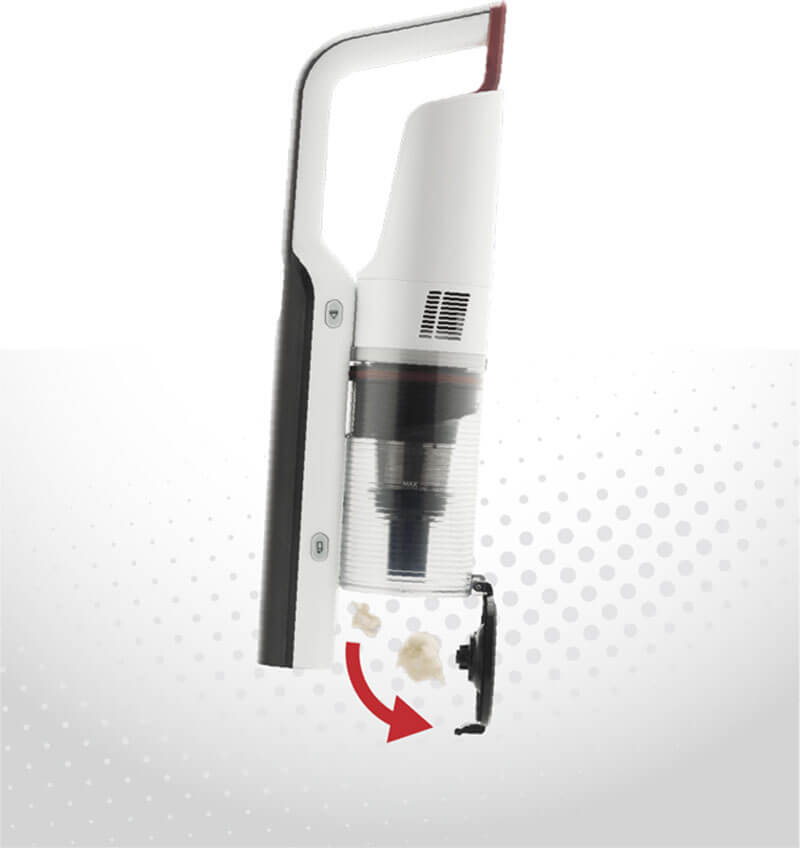 Thiết kế xả bụi nhanh – vệ sinh bộ lọc thuận tiện