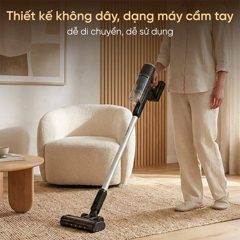 Thiết kế không dây gọn nhẹ, tối ưu trải nghiệm sử dụng