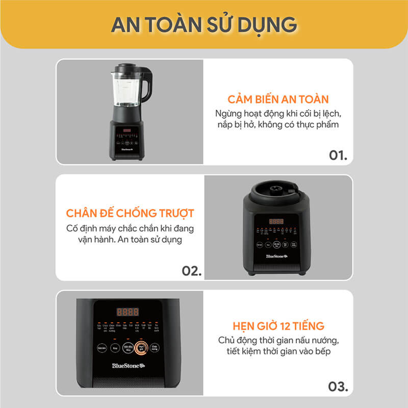 Hệ thống an toàn đa lớp – An tâm khi sử dụng lâu dài