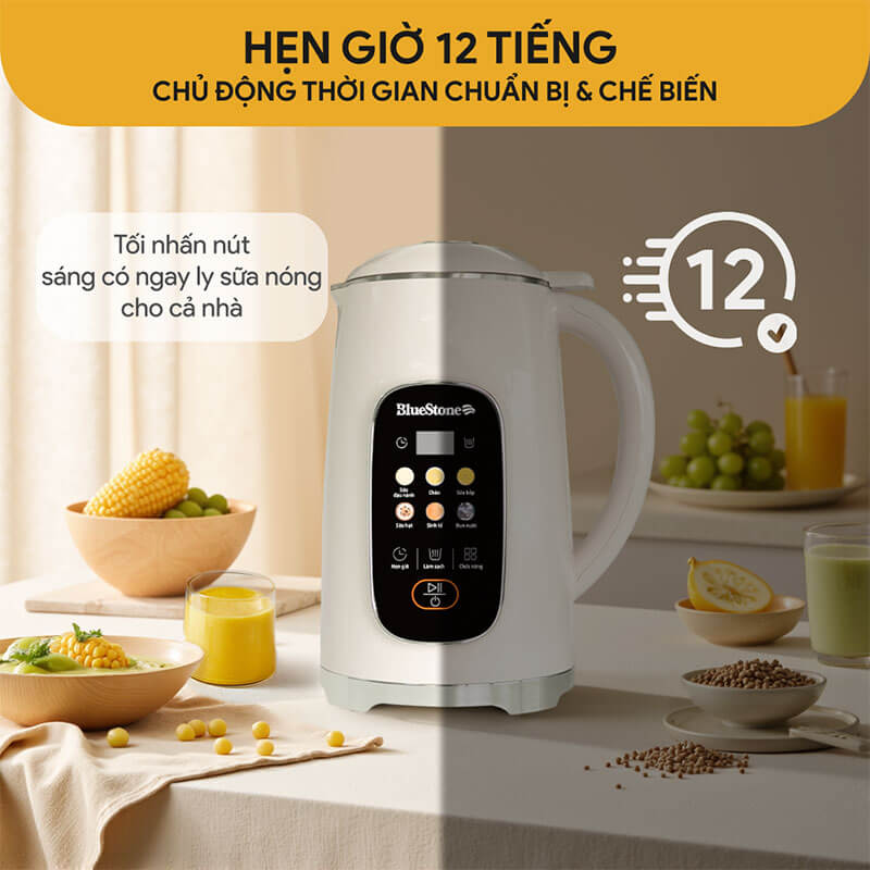 Hẹn Giờ Lên Đến 12 Tiếng – Linh Hoạt Sắp Xếp Thời Gian Sử Dụng