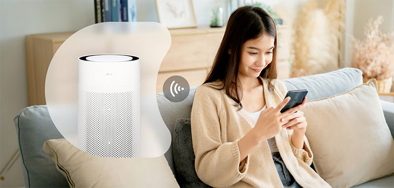 Ứng dụng LG ThinQ™ – Điều khiển thông minh qua điện thoại
