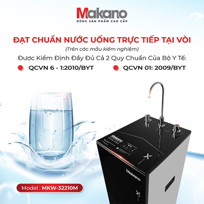 Chất lượng nước đạt chuẩn quốc gia