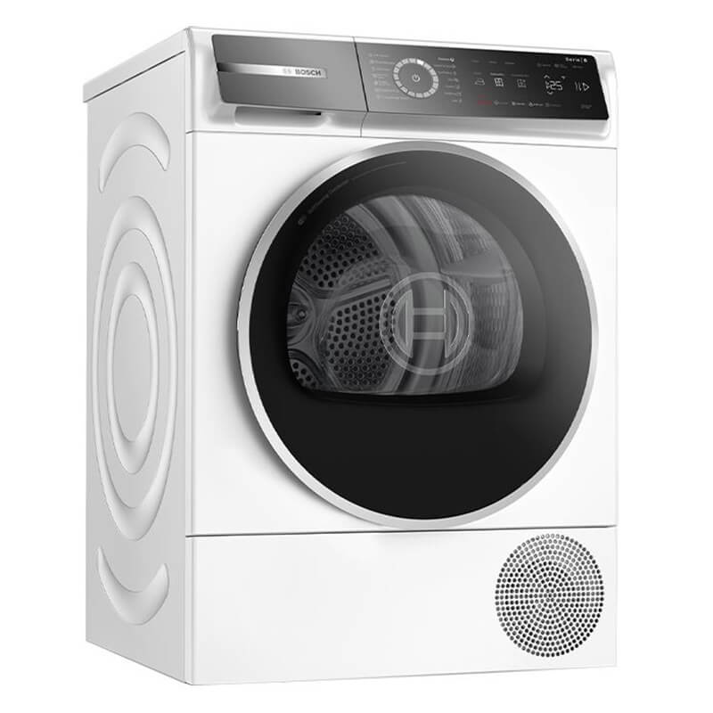 Máy sấy Bosch WQB245B0SG Serie 8 bơm nhiệt 9 kg