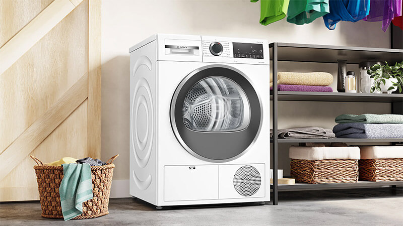 Máy sấy bơm nhiệt Bosch WQG24200SG 9kg Serie 6