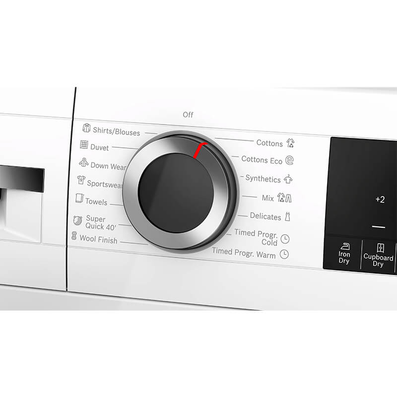 Máy sấy bơm nhiệt Bosch WQG24200SG 9kg Serie 6