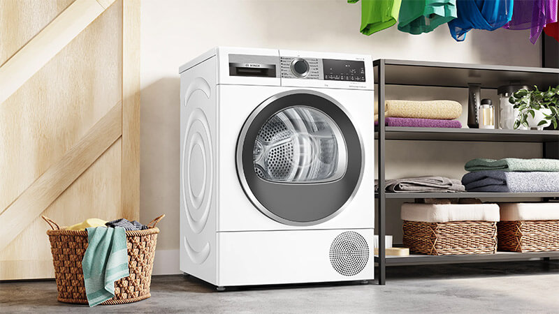 Máy sấy bơm nhiệt Bosch WQG24570SG 9 kg Serie 6