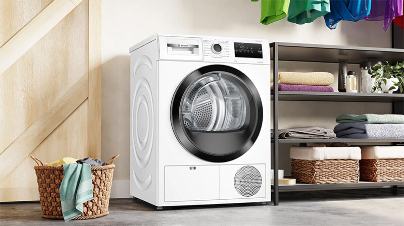 Máy sấy bơm nhiệt Bosch WTH85008SG 8kg