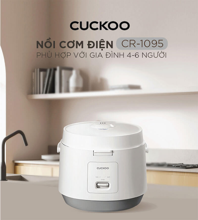 Nồi cơm điện Cuckoo CR-1095/WHVNCV 1.8 lít