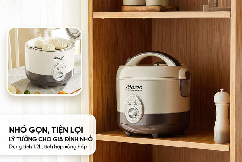 Dung tích 1.2L – Phù hợp nhịp sinh hoạt gia đình nhỏ