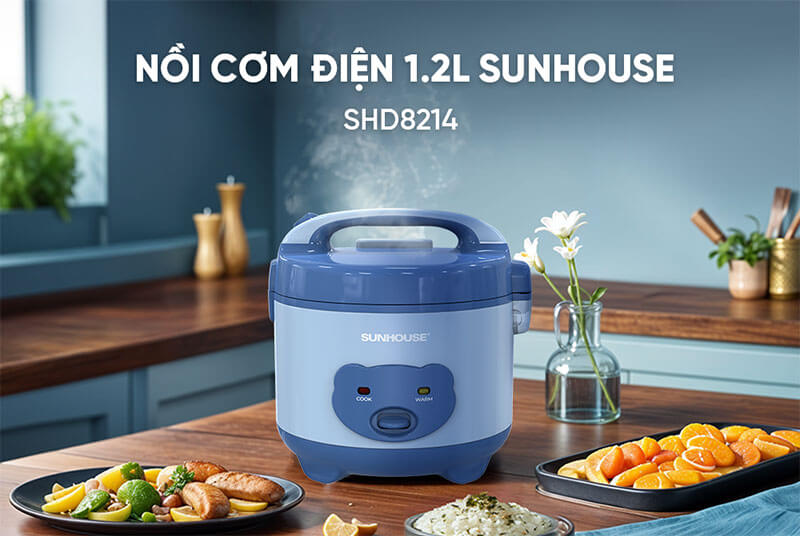 Nồi cơm điện Sunhouse SHD8214 1.2L
