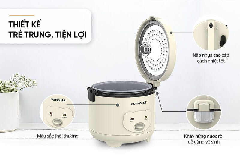 Thiết kế hiện đại, tiện lợi cho mọi gia đình