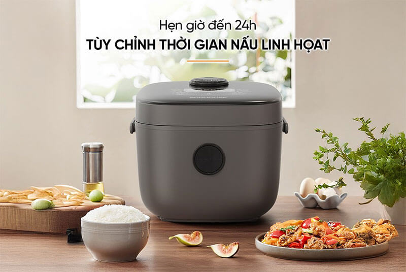 Hẹn giờ linh hoạt đến 24 giờ