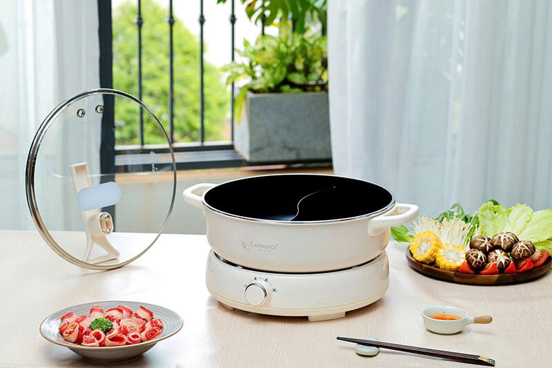 Công suất 1800W hiệu suất cao – Đun sôi nhanh, truyền nhiệt đều khắp đáy nồi