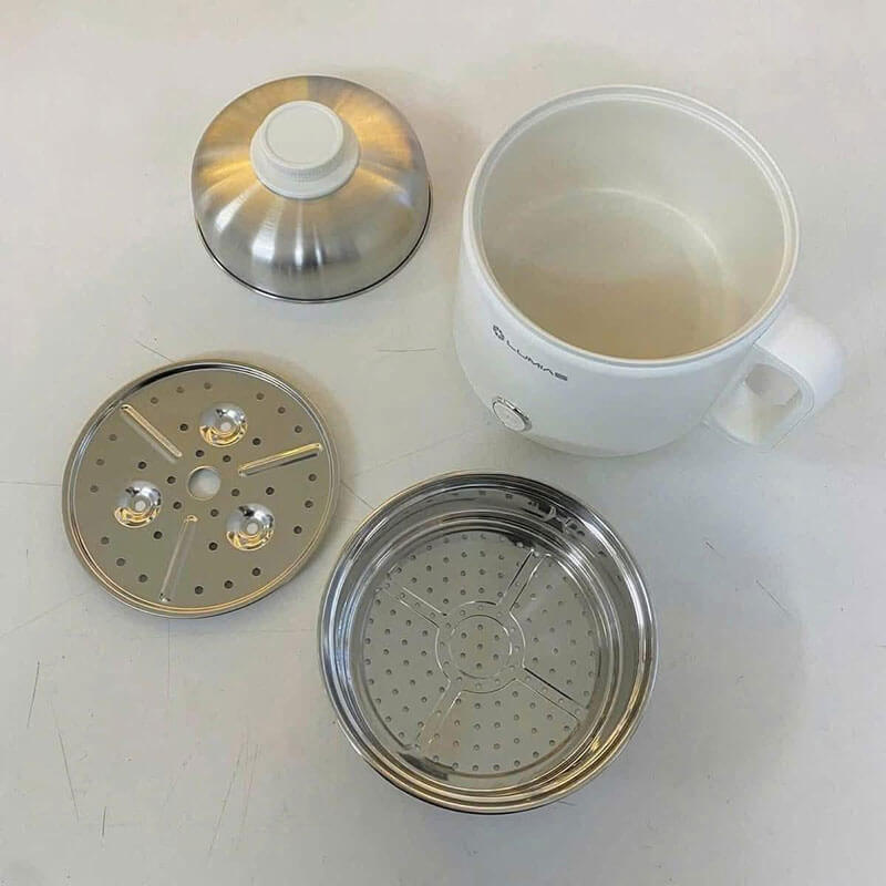 Nắp inox SUS304 kết hợp khay hấp đa năng