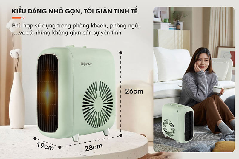 Thiết kế nhỏ gọn, tối giản nhưng tinh tế cho mọi không gian