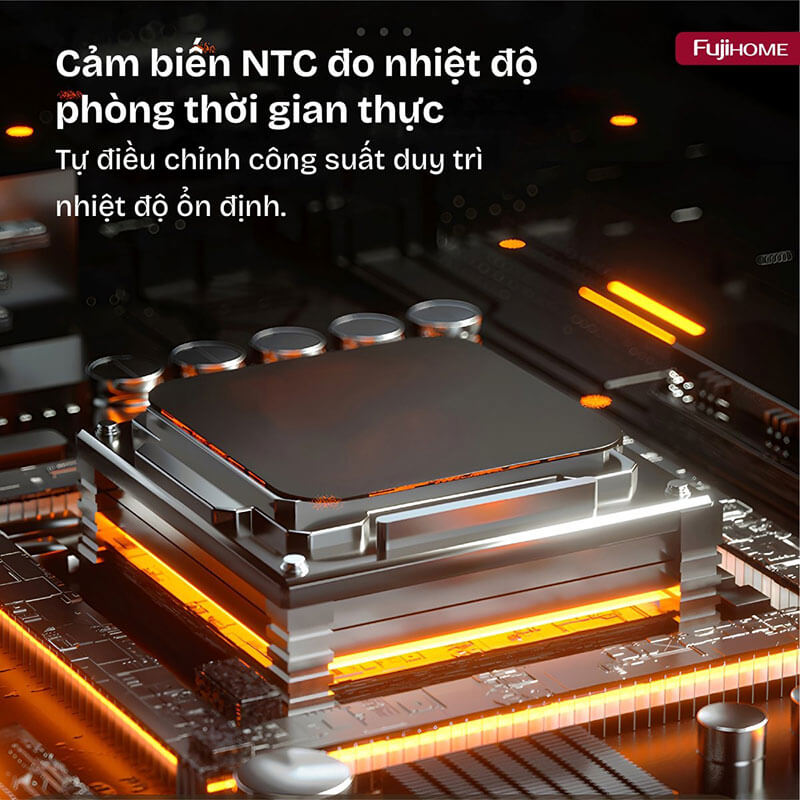 Cảm biến nhiệt độ NTC hiển thị chính xác theo thời gian thực