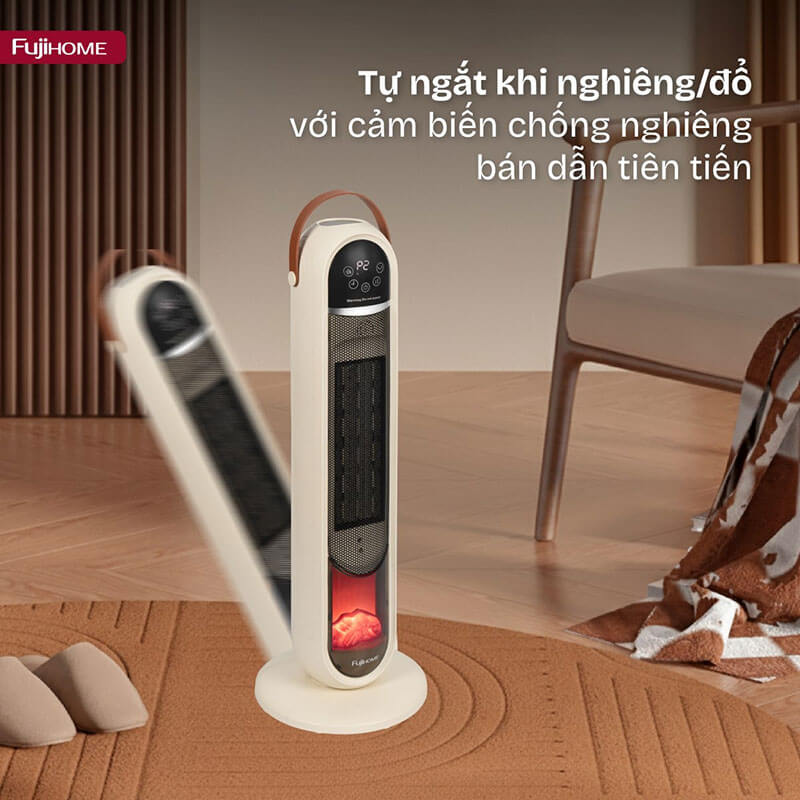 Cảm biến chống nghiêng tự ngắt khi quạt bị đổ