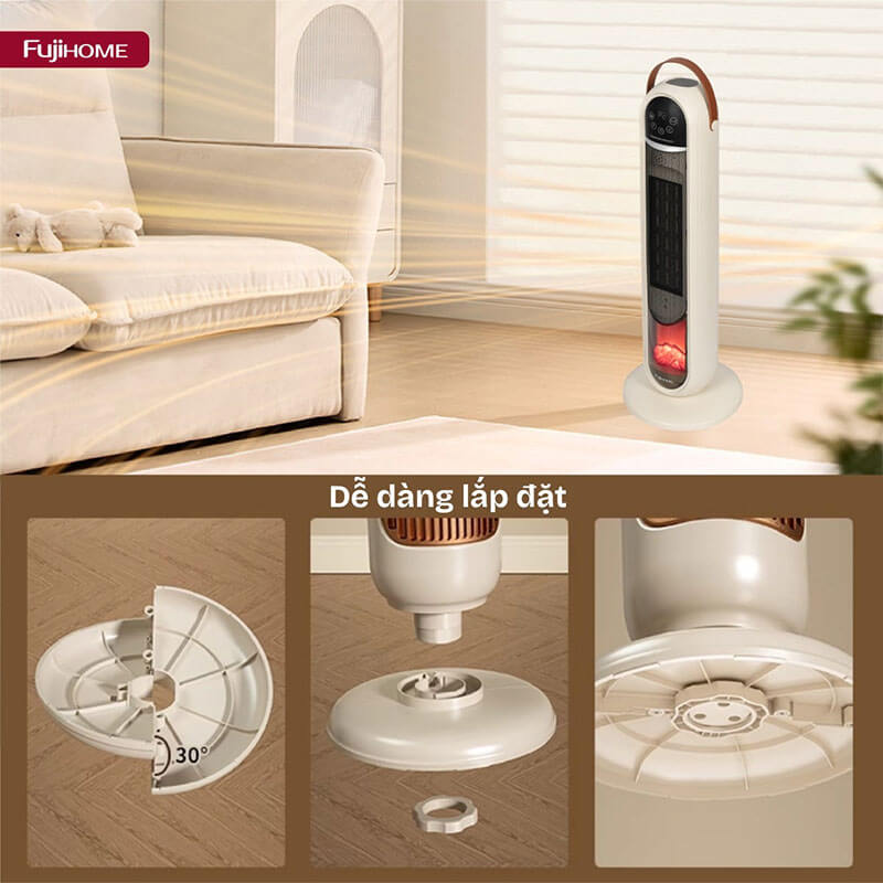 Lắp đặt nhanh chóng, sử dụng đơn giản