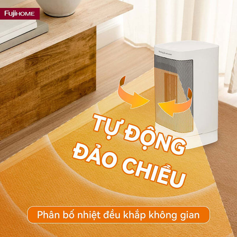 Chức năng đảo chiều tự động – Phân bố nhiệt đều khắp không gian