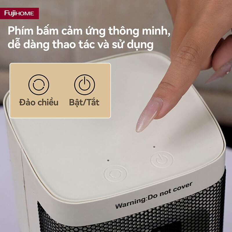 Phím bấm cảm ứng thông minh – Điều khiển trực quan, thao tác dễ dàng