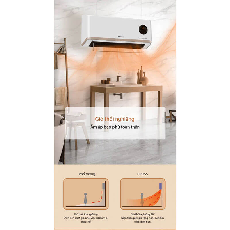 Gió thổi nghiêng, ấm áp bao phủ toàn thân