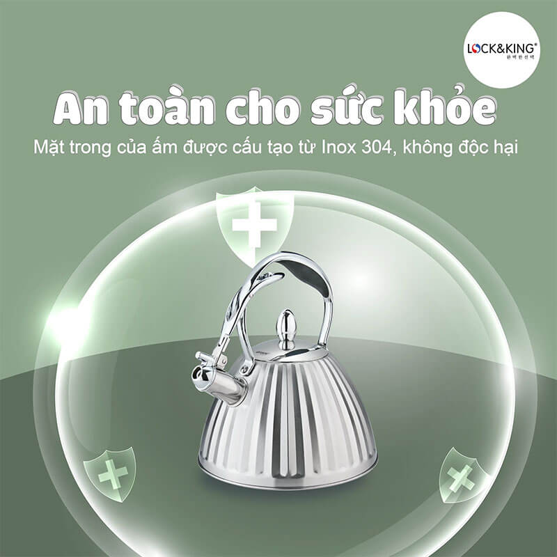 Inox 304 cao cấp – Kết cấu bền chắc, ổn định lâu dài