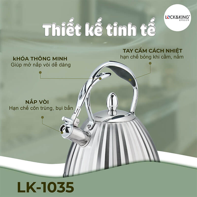 Cơ chế khóa vòi thông minh – Điều chỉnh dòng nước linh hoạt