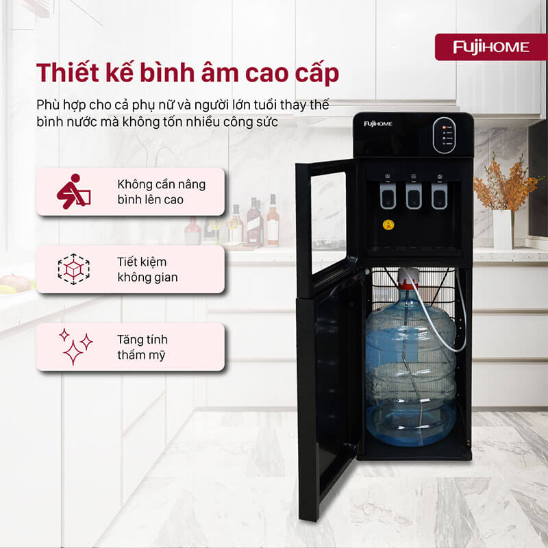 Thiết kế bình âm hiện đại – Giải pháp thay bình nước nhẹ nhàng và gọn gàng