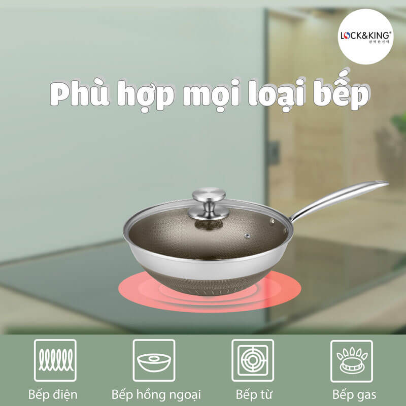 Đáy từ tương thích đa dạng bếp – Linh hoạt trong mọi không gian nấu nướng