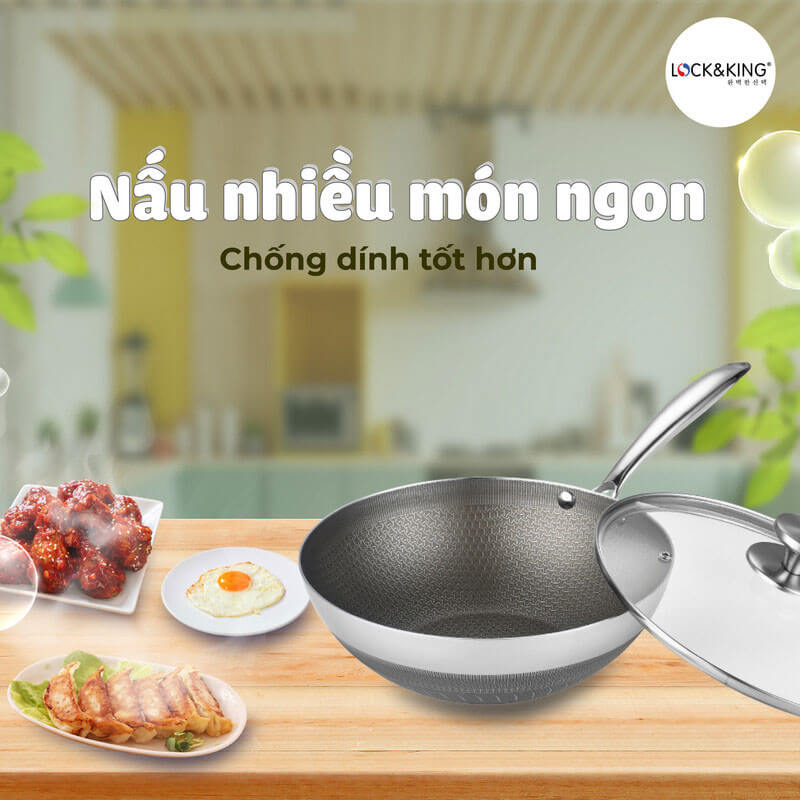 Khả năng chống dính vượt trội – Phù hợp nhiều phương pháp chế biến