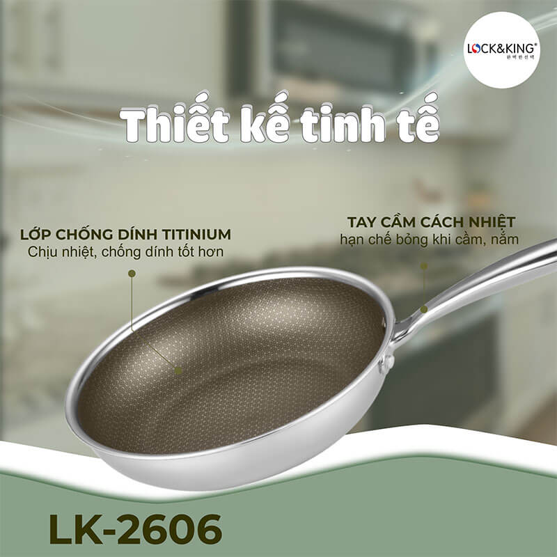 Tay cầm cách nhiệt chắc chắn – Tối ưu trải nghiệm thao tác